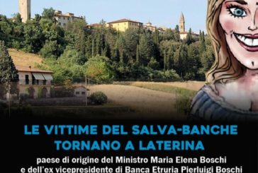 Le Vittime del Salva-banche in protesta a Laterina