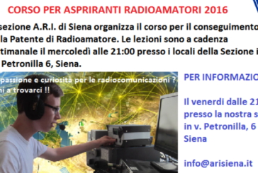 Associazione Radioamatori Italiani: al via il corso per la patente