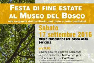Al Museo del Bosco di Orgia la Festa di fine estate