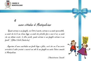 Montepulciano: una pergamena per i nuovi nati