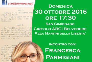 “Le ragioni del NO” a San Gimignano