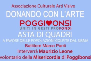 Un’asta di quadri per raccogliere fondi pro terremotati