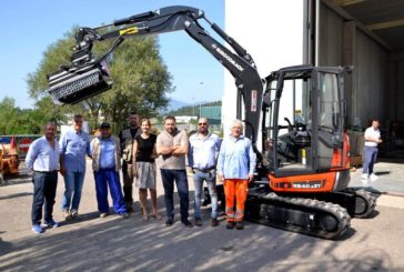 Chiusi: nuovo escavatore al servizio della città