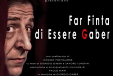 Alla CDM l’omaggio al teatro-canzone di Giorgio Gaber