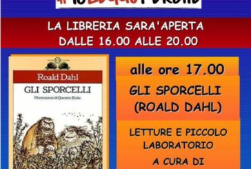 “Gli Sporcelli”, Dahl e libreria aperta di domenica