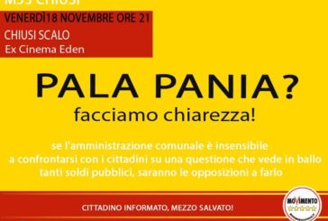 M5S e Possiamo Chiusi: “Sul PalaPania un’assemblea pubblica”