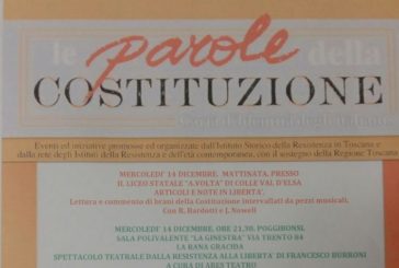 Una settimana dedicata alle “Parole della Costituzione”