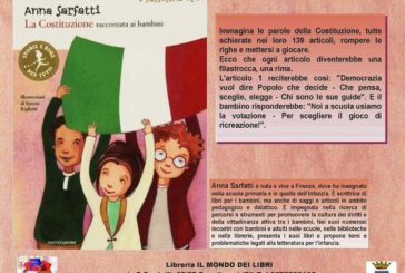 Anna Sarfatti a Poggibonsi parla di Costituzione ai più piccoli