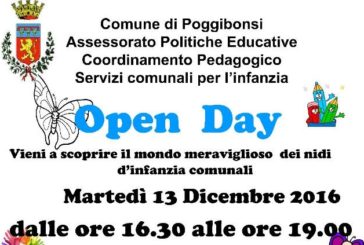 Nidi a Poggibonsi, open day a Coccinella e Rodari