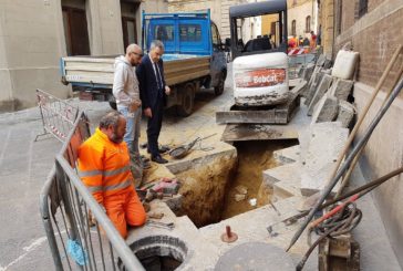 Il sindaco ha visitato il cantiere di via Salicotto