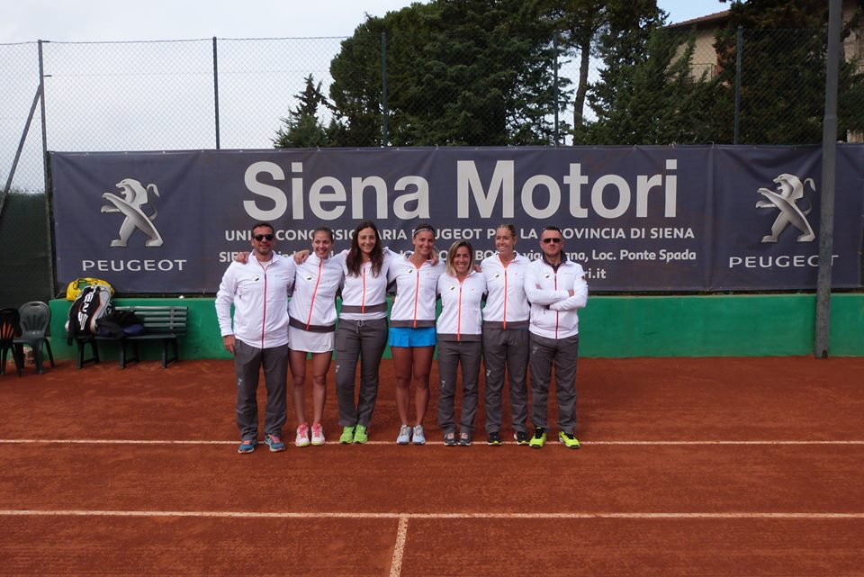 Tennis: vittoria e primo posto per Siena