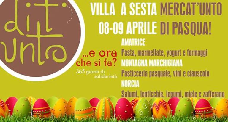 Solidarietà a tavola con il Mercat’Unto di Villa a Sesta