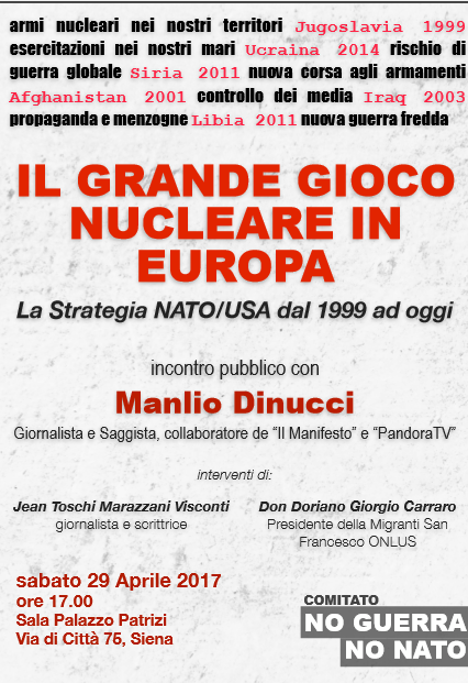 Incontro pubblico sulla guerra e sulla NATO