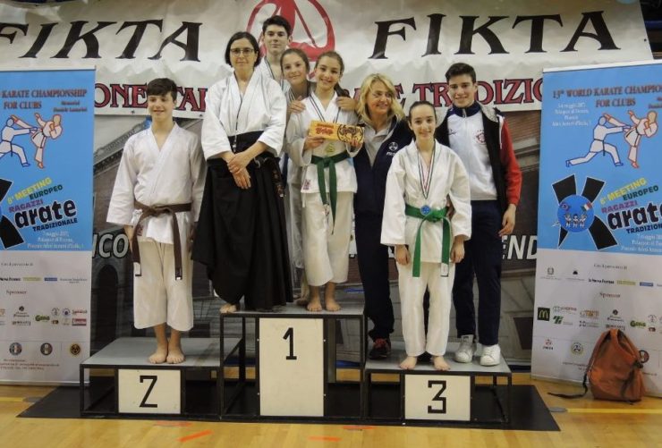 Meeting europeo di karate: 5 medaglie per lo Shinan