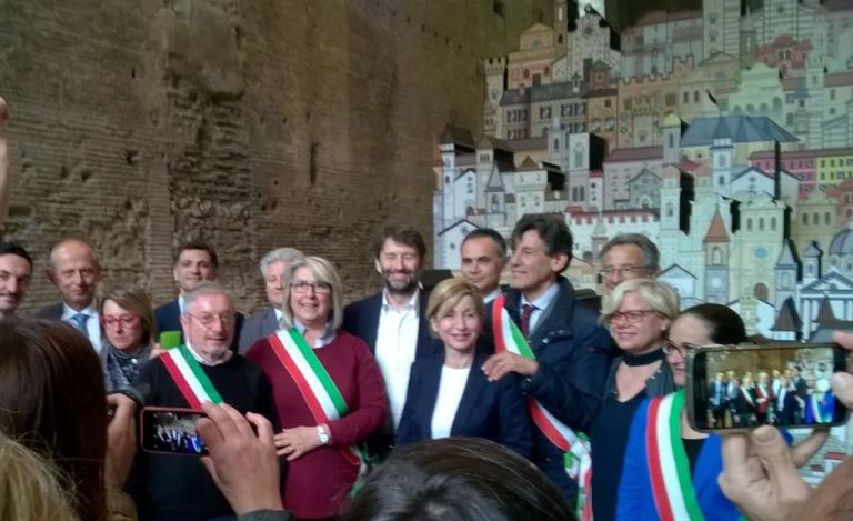 Il Comune di Monteriggioni a Roma per la mostra sui borghi italiani
