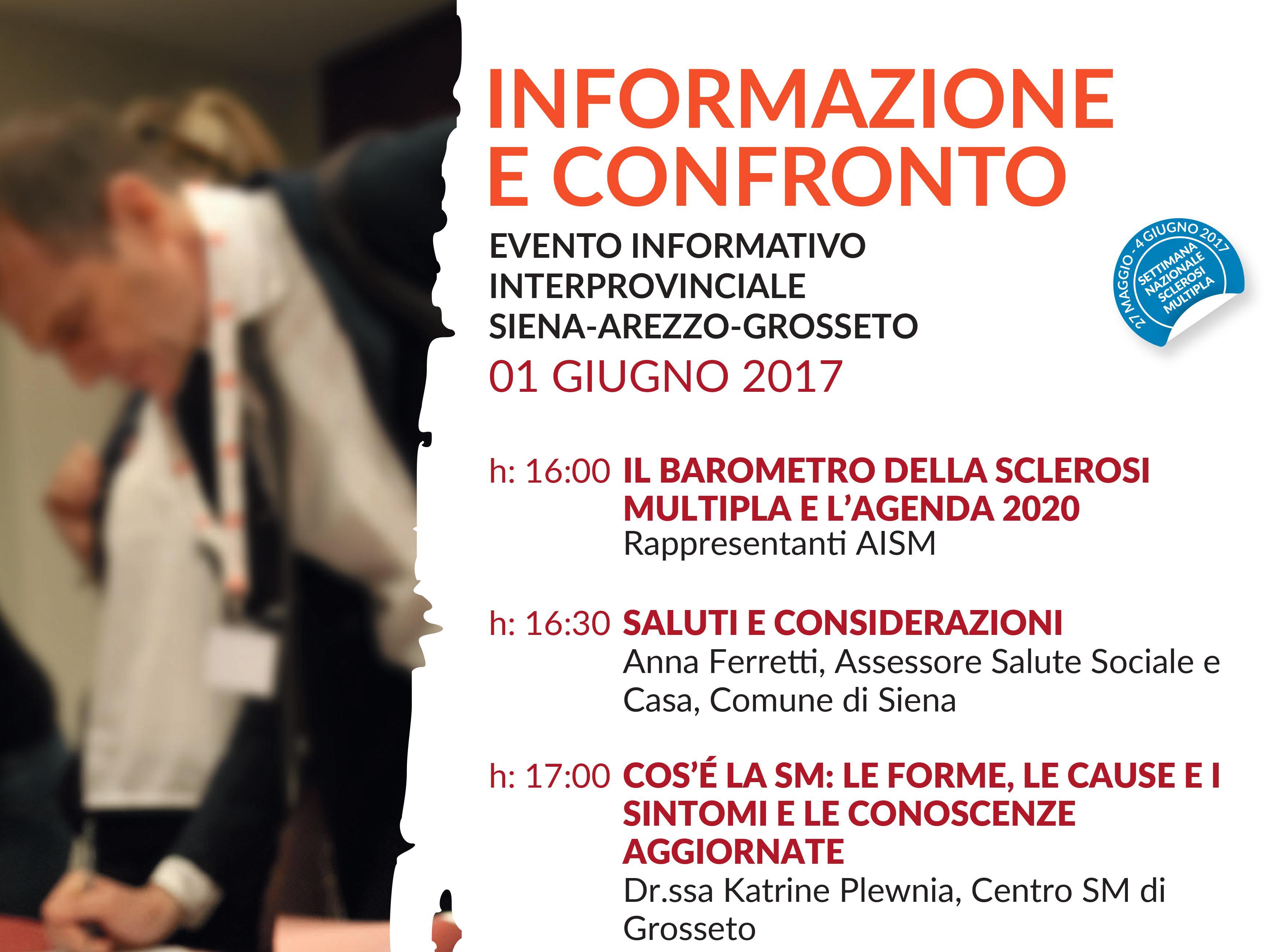 Aism: al Santa Maria della Scala un evento informativo interprovinciale