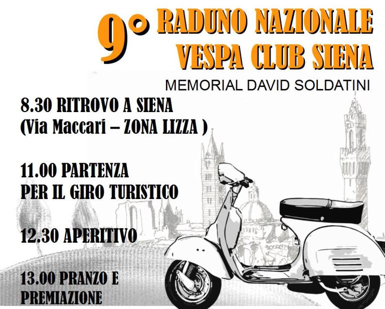 Arriva la nuova edizione del raduno nazionale del Vespa Club Siena