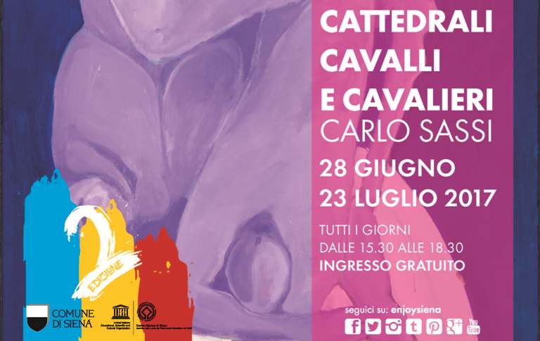 “Cattedrali, cavalli e cavalieri”: la mostra di Sassi per Artesiena