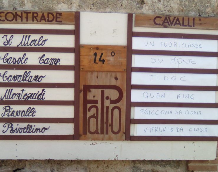 Casole: tra i canapi del 143° Palio