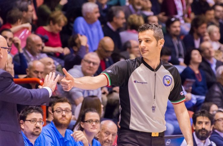 Basket: Martino Galasso arbitra in A1