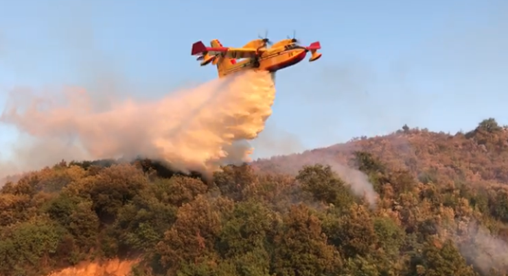 Ancora un incendio a Piancastagnaio