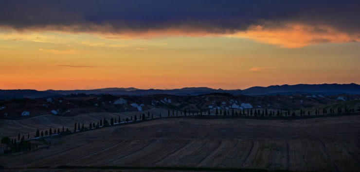 “Dal tramonto all’Arbia” nelle Crete senesi