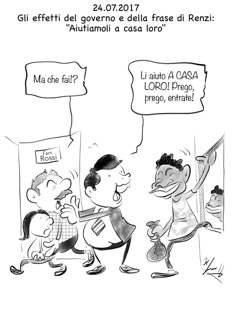 La vignetta di Luca