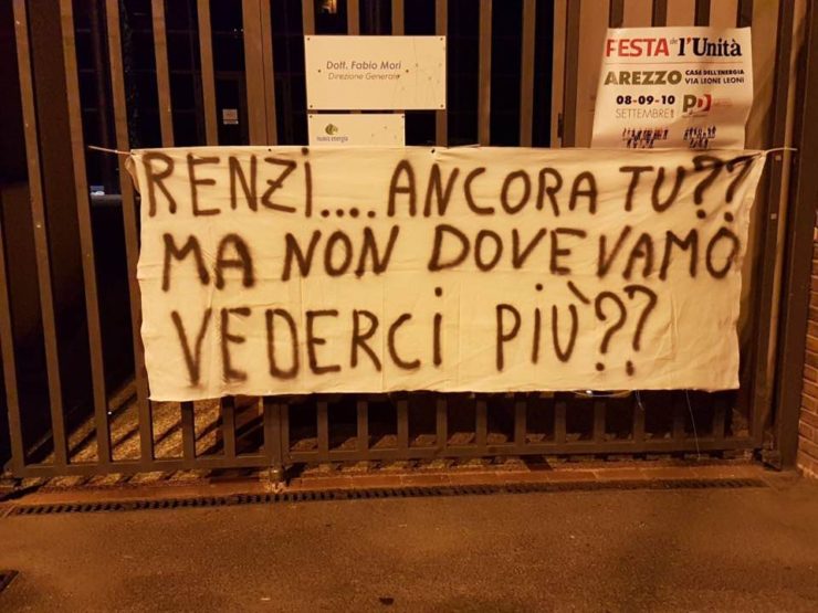Le Vittime del Salvabanche “accolgono” Renzi