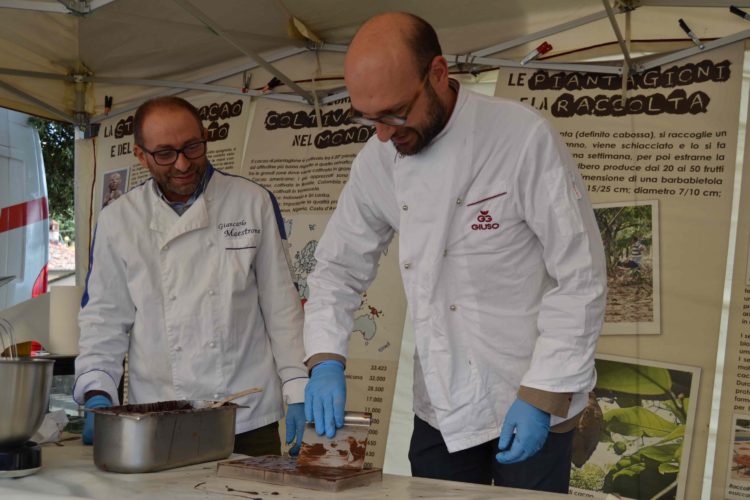 Taglio del nastro per Choco Cortona 2017 