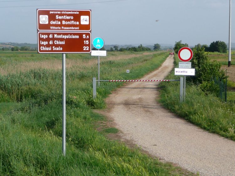 Sul Sentiero della Bonifica in bici per rilanciare il tracciato