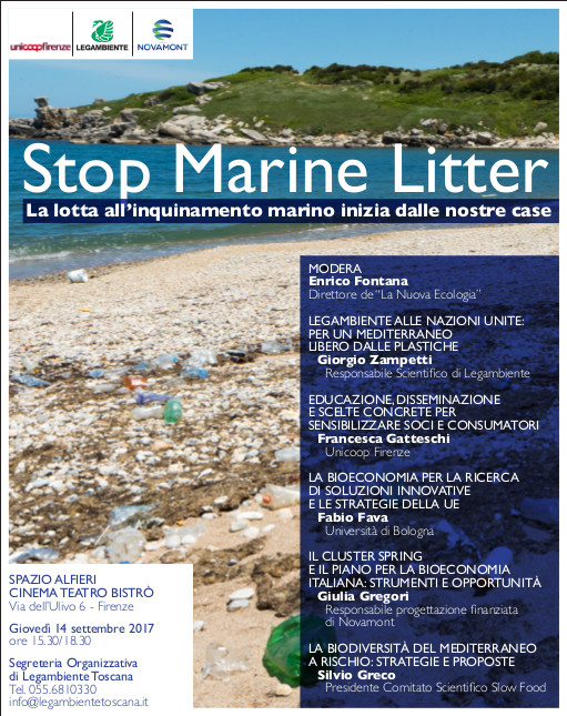 “Stop all’inquinamento marino da rifiuti”