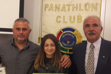 Elisa Galvagno, campionessa motocross under 17, ospite del Panathlon Int. Siena