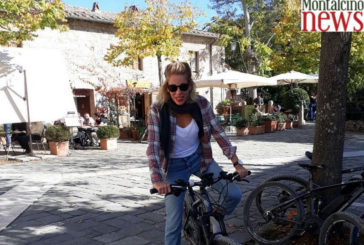 Marcuzzi si gode il relax a Montalcino