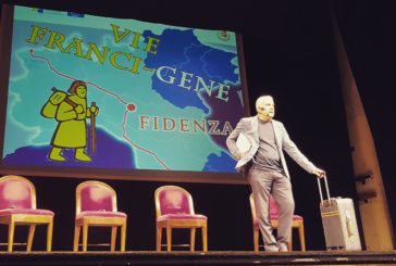 La Via Francigena ai Rozzi per lo spettacolo di Gene Gnocchi
