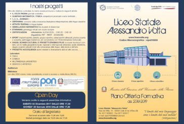 Open Day al liceo Volta di Colle Val d’Elsa