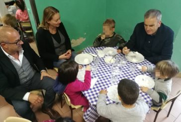 Valentini, Tarquini e Porcellotti a mensa all’Asilo Monumento