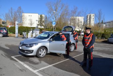 Ritrovata l’auto del rapinatore seriale di banche