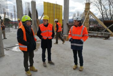 Il sindaco visita il cantiere dell’International School