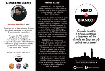 Nero su Bianco presenta la sua lista a San Miniato