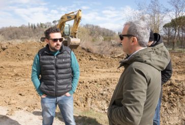 Chiusi: aperto il cantiere per rotatoria e viabilità al Palasport