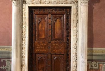 Presentato il restauro del portale della Sala del Concistoro