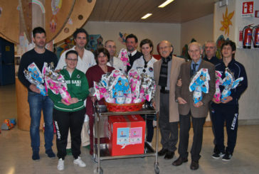 La Polisportiva dona uova di Pasqua al Materno-Infantile