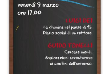 Guido Tonelli e Luigi Dei a Poggibonsi per “Comunicare la Scienza”