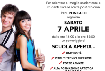 Il Roncalli apre le porte all’orientamento post diploma