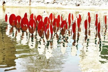 A Bagno Vignoni l’installazione “Ninfea” di Simone Lingua