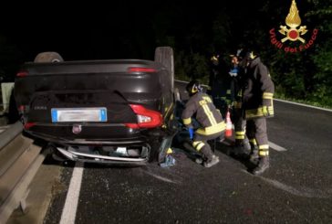 Incidente sull’Autopalio: due feriti leggeri