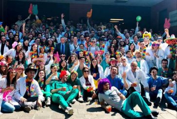 La festa degli studenti di Medicina per la fine delle lezioni