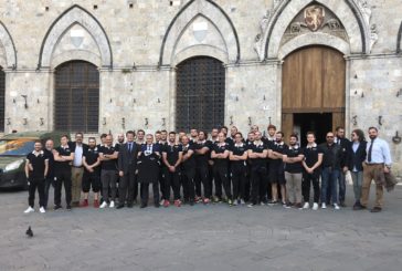 Cus Siena Rugby festeggia la promozione in Sala delle Lupe