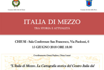 Chiusi: “Italia di Mezzo fra storia e attualità” il libro di Cicioni e Giorgi
