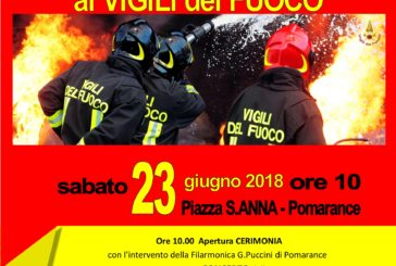 Cosvig consegna due mezzi antincendio ai pompieri